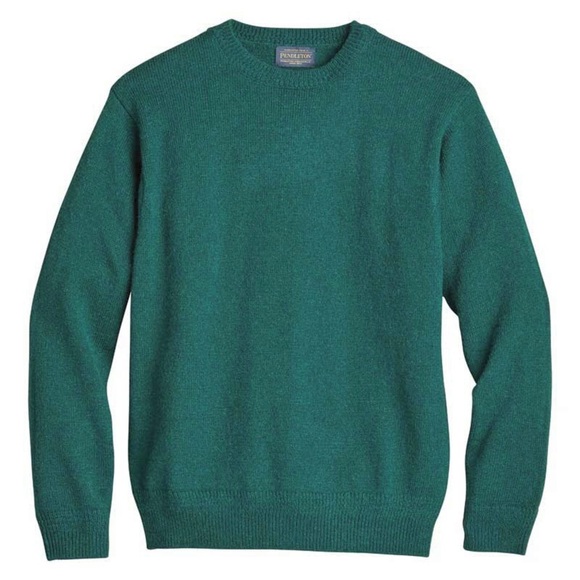 PENDLETON Shetland Wool Crewneck Sweater - Picture 2 of 11